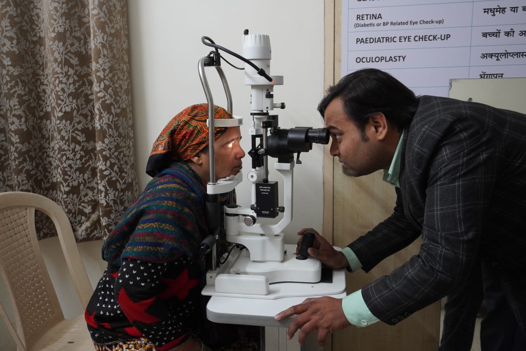 Eye Camp at Dayspring Clinic, Delhi.
